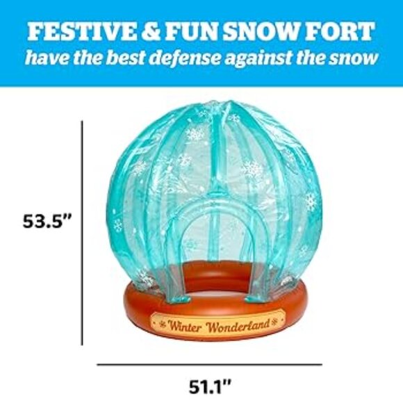 Inflatable Snow Globe Fort - Picture 2 of 4